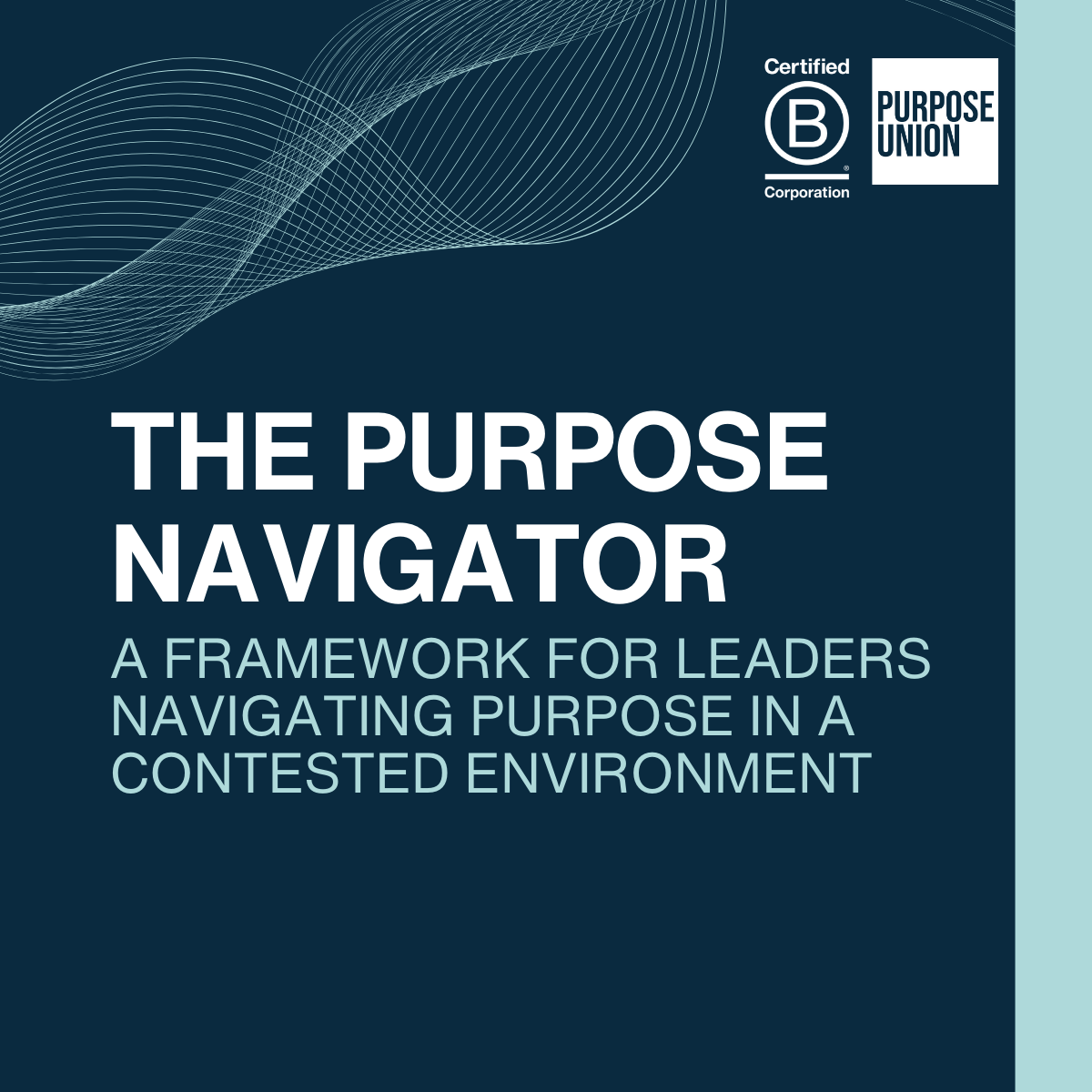 The Purpose Navigator - A Framework for Leaders Navigating Purpose In A Contested Environment The Purpose Navigator - A Framework for Leaders Navigating Purpose In A Contested Environment